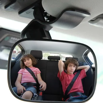 1 предмет 9 см. * 5,5 см столче за Кола Огледалото, Огледалото За Детето Небьющееся Огледало за Обратно виждане Детско Автомобилно Огледало