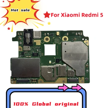 100% Глобална Оригиналната Отключване на Дънната Платка За Xiaomi Redmi 5 16 GB 32 GB За Xiaomi Redmi 5 дънната Платка е Добра Протестированная Логическа такса