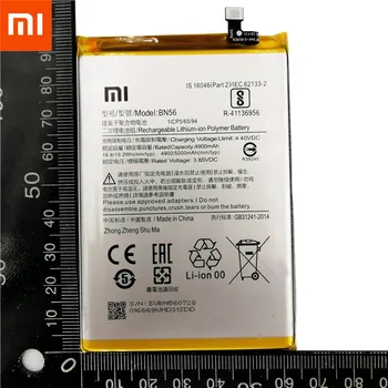 100% Оригинални Сменяеми Батерия BN56 5000 ма За Xiaomi POCO Pro M2 Redmi 9А 9В Истински Батерия За мобилен Телефон Батерии Безплатни Инструменти 5