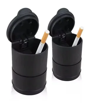1БР преносими led дим автомобили в пепелника цигара, пепелта държи чаша автоматичен светлинен индикатор за автомобилен пепелник поставка за чаши 1