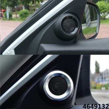2016 2017 За Honda Civic 10th вътрешен Автомобилен A-образна високоговорители, аудио рожковое пръстен, хастар-Аксесоари за стайлинг на автомобили от неръждаема стомана