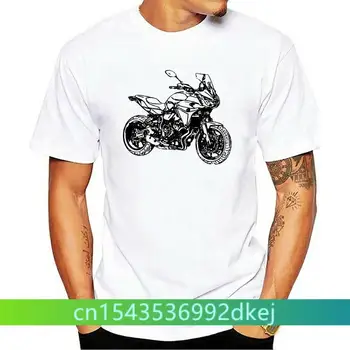 2019 Нова Лятна Мъжка тениска в стил хип-хоп, Градинска Мотоциклетът MT07 Tracer 700, Тениска Tracer700, Тънка тениска 0