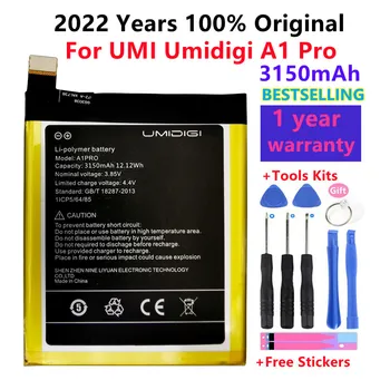 2022 Година 100% Оригинални на най-Високо Качество 3150 mah Батерия За Преносим UMI Umidigi A1 Pro A1Pro Батерия за Мобилен Телефон Bateria