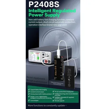 2022 Нов Прием на AIXUN P2408S Интелигентен Регулируем Източник на захранване с регулируемо напрежение и Ток за използване в мобилни телефони