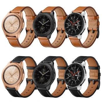 22 мм и 22 мм За Samsung Galaxy Watch 3 4 5 42 мм и 46 мм gear s3 каишка от естествена, телешка кожа huawei GT 23 pro каишки за часовници