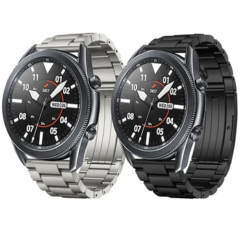 22 мм и Метален Титан Каишка За Samsung Galaxy Watch 3 45 мм Въжета За Galaxy Watch 46 мм/Gear S3 Гривна Каишки За Часовници Аксесоари