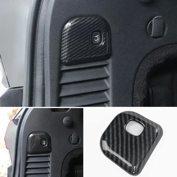ABS Въглеродни влакна За Jeep Grand Cherokee 2014 2015 2016 2017 Задната врата на автомобила електрически ключ на Кутията Апликации, Аксесоари За Полагане на Автомобили