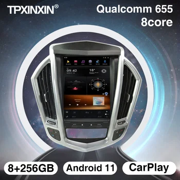 Android 11 Радиото в автомобила 8 + 128 грама За Cadillac SRX 2009 2010 2011 2012 4G Мултимедиен Плейър GPS Navi Auto Стерео DSP Carplay Главното Устройство