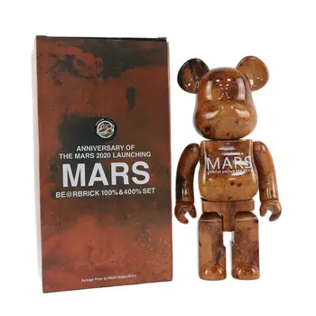 Bearbrick Марс Градивен Елемент На Мечка 400% Модна Кукла Насилие Мечка Украшение Колекция От Мебели Играчка Кукла-Популярните Продукти