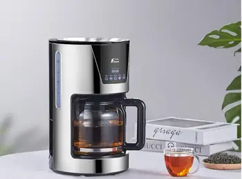 Huaxunshi автоматична машина за измиване и варене на чай с парен спрей чайник 1,5 л голям капацитет капково кафе машина за чай сензорен екран