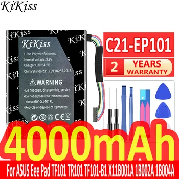 KiKiss C21-EP101 Смяна на Батерията на Таблета на ASUS Eee Pad Transformer TR101 TF101 C21EP101 4000 ма с Инструменти