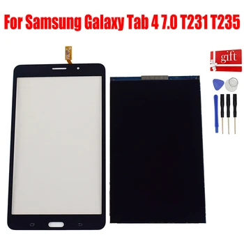 LCD Дисплей За Samsung Galaxy Tab 4 7,0 T231 ST-T231 T235 LCD Дисплей Панел Модул Сензорен Екран на Таблета, Сензор за Замяна