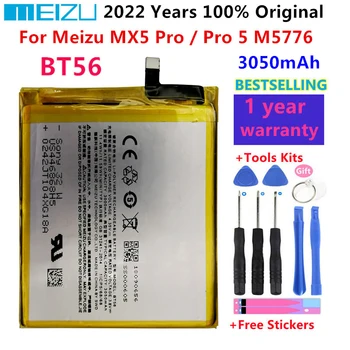 MEIZU Оригинален 3050 ма BT56 Сменяеми батерии За Meizu Meizy Мей zu MX5 Pro/Pro 5 Pro5 M5776 БТ 56 BT-56 Батерии + Инструменти
