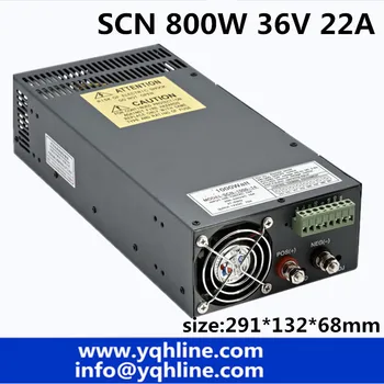 SCN 800 W 36 На 22 импулсно захранване вход ac 110 или 220 v ac адаптер с един изход за ЦПУ, led осветление, видеонаблюдение, индустрия (SCN-800-36)