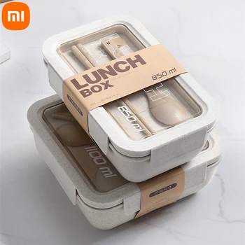 Xiaomi Kids Bento Box Херметични Контейнери за Обяд Сладко Обяд-Апарати за Деца, Пръчици за Хранене, Миялна Машина, Микровълнова Печка, съд за Хранене