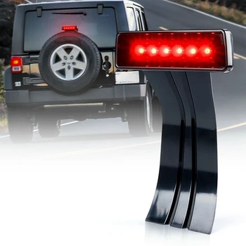Автомобилни led Задни Светлини с Трета Спирачка, Стоп-сигнали с висока Стена за Jeep Wrangler JK 07-18