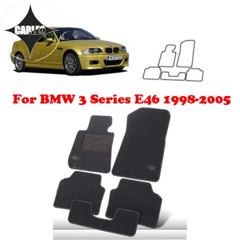 Автомобилни Постелки са Подходящи За BMW Серия 3 E46 1998-2005 Замшевый килим Авто Специален ЕП Многоцветен Материал