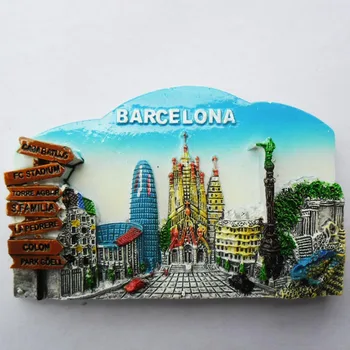 Барселона, Испания Пътувайте, за да се отбележи хладилник Катедралата 