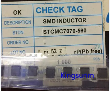 Безплатна доставка на 10 бр. SMD синфазный задуши индуктивност STCMC7070-560 SAMWHA 7X7 мм