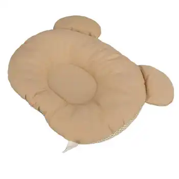 Възглавница на главата на бебето кожата детската възглавници лесна за оформяне за измама листа за люлка на бебето 1