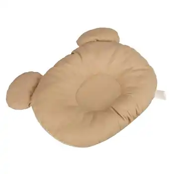 Възглавница на главата на бебето кожата детската възглавници лесна за оформяне за измама листа за люлка на бебето 5