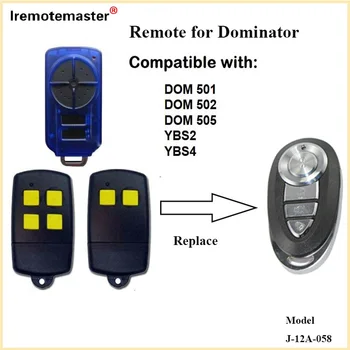 За DOM 501, DOM 502, DOM 505 433,92 Mhz Дистанционно гаражно предавател с подвижен код