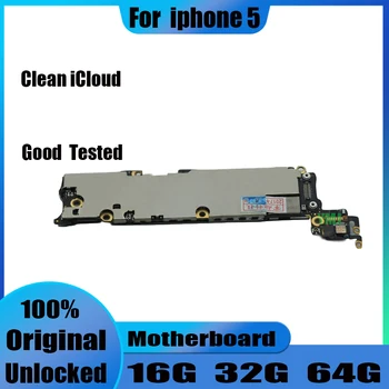 За iphone 5 5G дънна Платка със система IOS без акаунт ID Оригинален Безплатен iCloud за iPhone 5 Отключени дънни платки 16G-32G-64GB