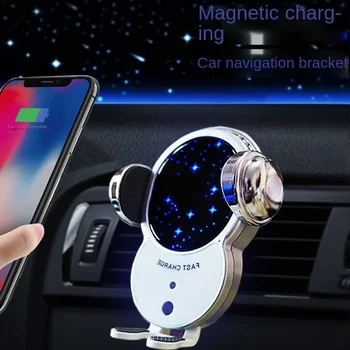 Звездата на автомобилна навигация на въздуха на изхода нещастници кола мобилен телефон специални орнаменти нов женски 0