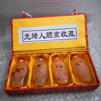 Изискани китайски Стъклени Секси Снимки на Ръчно изработени От Стъкло С смъркане е Тютюн
