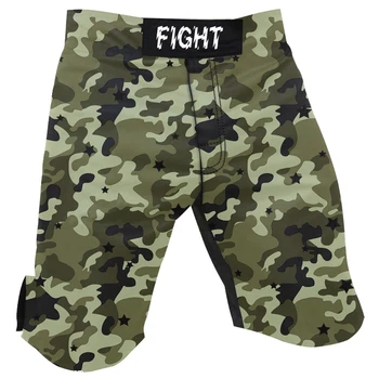 Индивидуални мъжки камуфляжные шорти-боксерки, подходящи за муай-тай, на смесените бойни изкуства, младежки облекла, тина, морски сърф