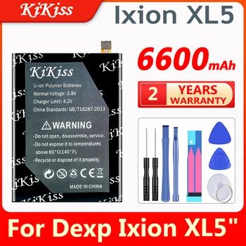 Капацитет на батерията KiKiss капацитет 6600 mah батерии за Dexp Ixion XL5