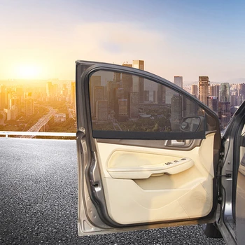 Магнитен Авто Козирка UV-Защита на Универсален Обръщане на Магнитен Авто Завеса на Окото Плат Козирка Защитно Фолио За Прозорци на коли