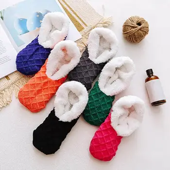 Меки Зимни Чорапи за секс Дебели Меки Миещи Приятни за кожата на Домашни Чорапи Чорапи запазват топлината
