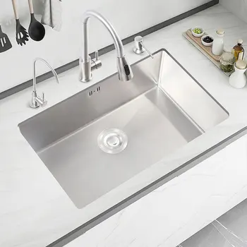 Мивка Undermount Faucet мивки множествено число на размера на единичен за подобряване на тела кухня с кухненска мивка от неръждаема стомана, за отводняване 304