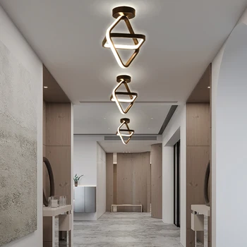 Минимализъм Led Тавана лампа Коридор Преминаване на светлина за Хол Спалня Кухня-Трапезария, Вътрешно осветление, осветителни Тела