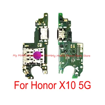 Оригиналното Качество на Слот За Sim-Карти Гъвкав Кабел За Huawei Honor X10 5G Конектор Четец USB Порт За Зареждане на Гъвкав Кабел Лента Детайли