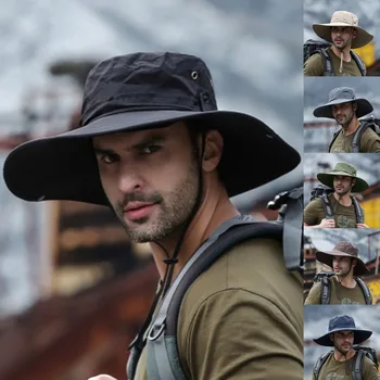 Плътен цвят тактическа военна шапка шапка boonie американската армия шапки за мъже открит спортни слънчеви кофа, капачка, риболов, туризъм, лов шапки