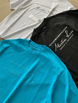 Тениска с Принтом Мартин Роуза, Мъжки и Женски, 1:1, Висококачествени Маркови Блузи с къс ръкав, Тениска, риза в стил харадзюку, градинска 1