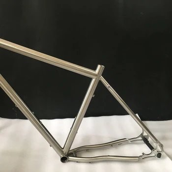 Титановая рама планински велосипед велосипедни детайли 3