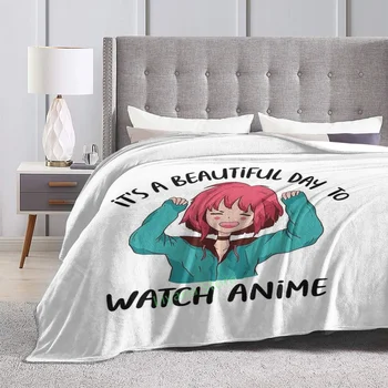 Това е един прекрасен ден За гледане на Anime Наметала Одеяло с 3D принтом диван спалня декоративно одеяло за деца и възрастни Коледен подарък 3