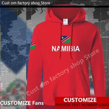 Флаг Намибия Hoody С Качулка Безплатен Потребителски Джърси Фенове DIY Име Номер на ЛОГО Качулки Мъже, Жени Мода Свободни Ежедневни Блузи 1