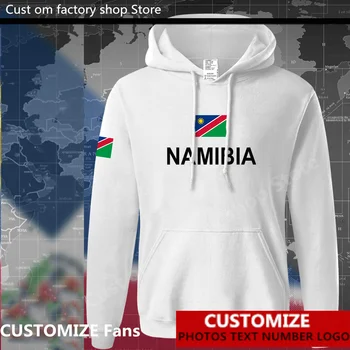 Флаг Намибия Hoody С Качулка Безплатен Потребителски Джърси Фенове DIY Име Номер на ЛОГО Качулки Мъже, Жени Мода Свободни Ежедневни Блузи 4